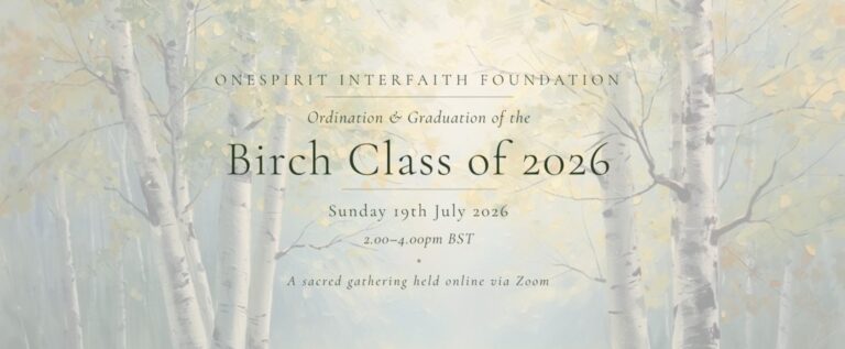 Email header reading Birch Class of 2026 over a pale birch woodland
